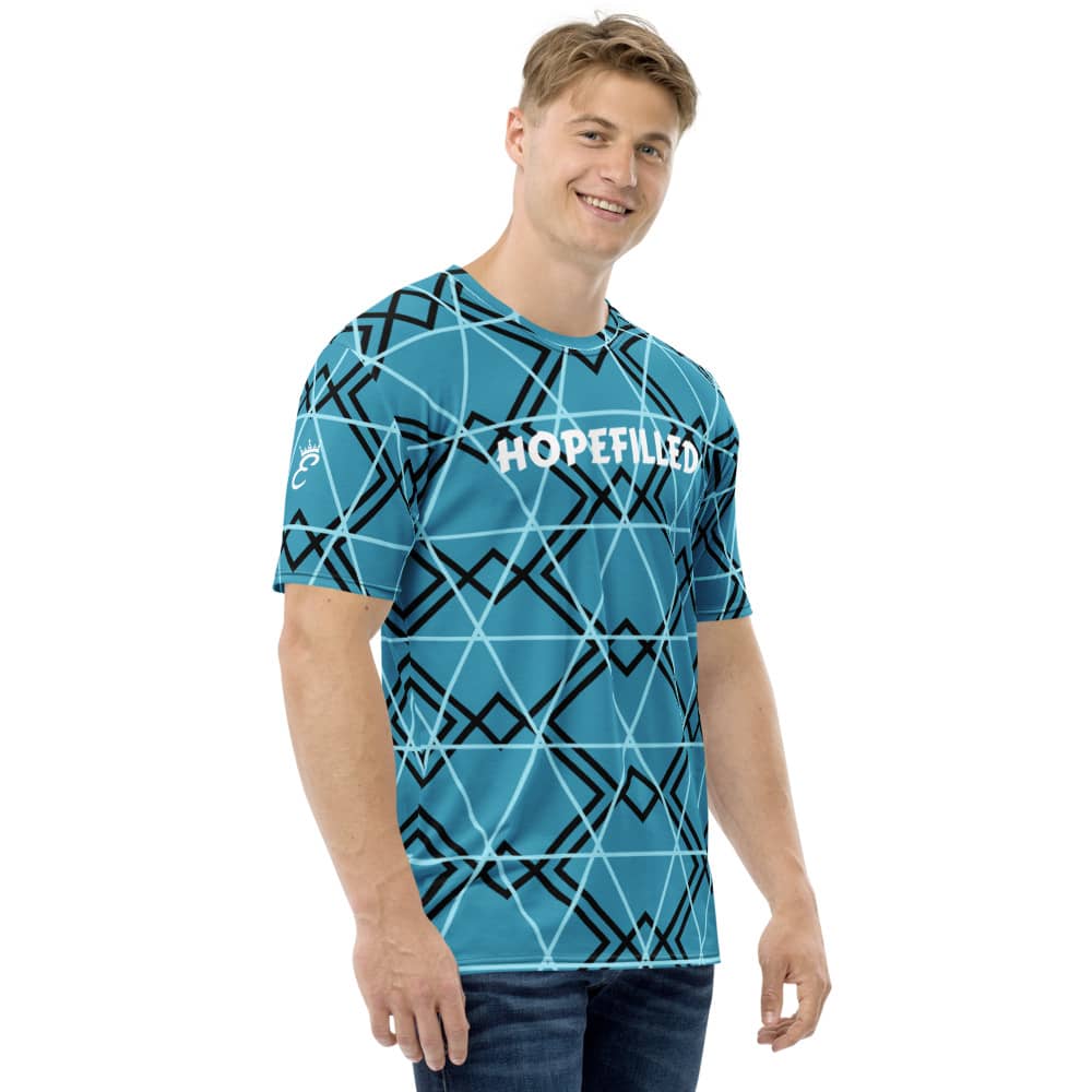 Men's Hope-filled All Over Print Geometric T-shirt